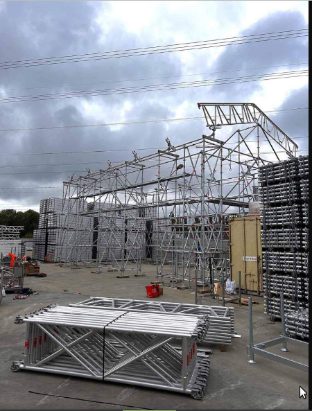 Location d'échafaudage, Paris