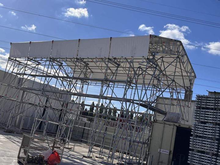 Échafaudage démontable, Île-de-France