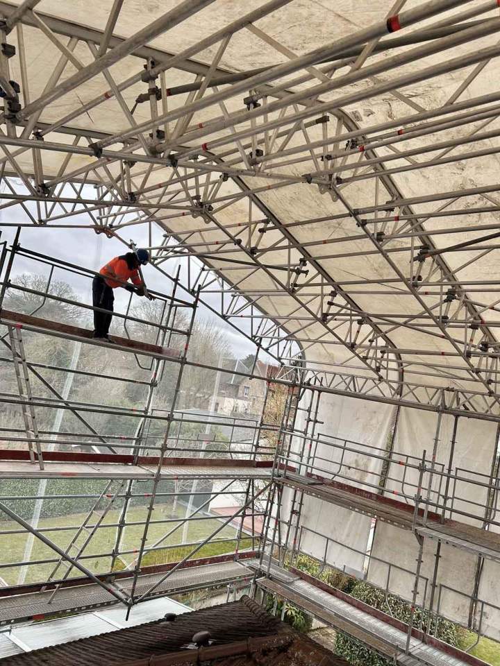 Monteur d'échafaudage, Île-de-France